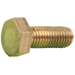 0BA X 3/8 Brass Hex Set Plain