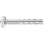 M10 X 100 Steel Cup Square Bolt C/W Nut DIN603/555 Zinc Clear