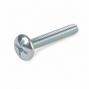 M5 X 30 Cross Slot Roofing Bolt Zinc Clear