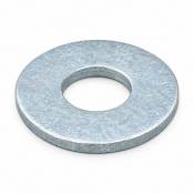 M10  STEEL HV200 FLAT WASHER ISO 7089 ZINC FLAKE