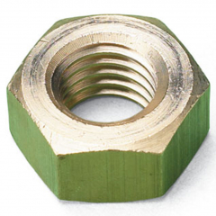 0BA BRASS HEX FULL NUT