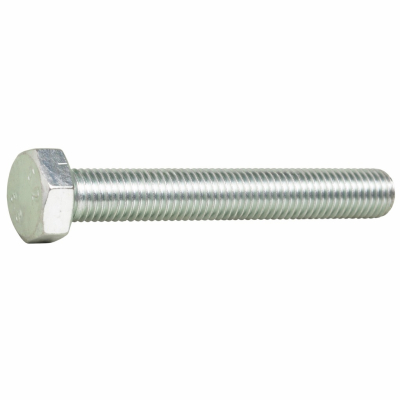 0BA X 1.1/4Inch HT Steel Grade R Hex Set Zinc Clear