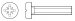 M3.5 X 8 STEEL POZI PAN ZINC DIN 7985